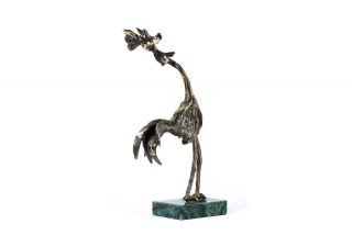 Bronze sculpture Cock