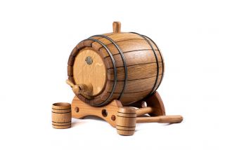 Barrel for aging cognac and wine