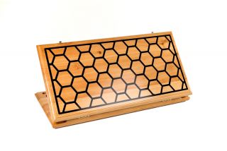 Epoxy Beehive backgammon two-sided classic