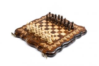 Шахматы-нарды с Араратом с авторским оформлением контура 