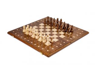 Шахматы-нарды с орнаментом классические